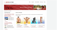 Desktop Screenshot of medletik.de